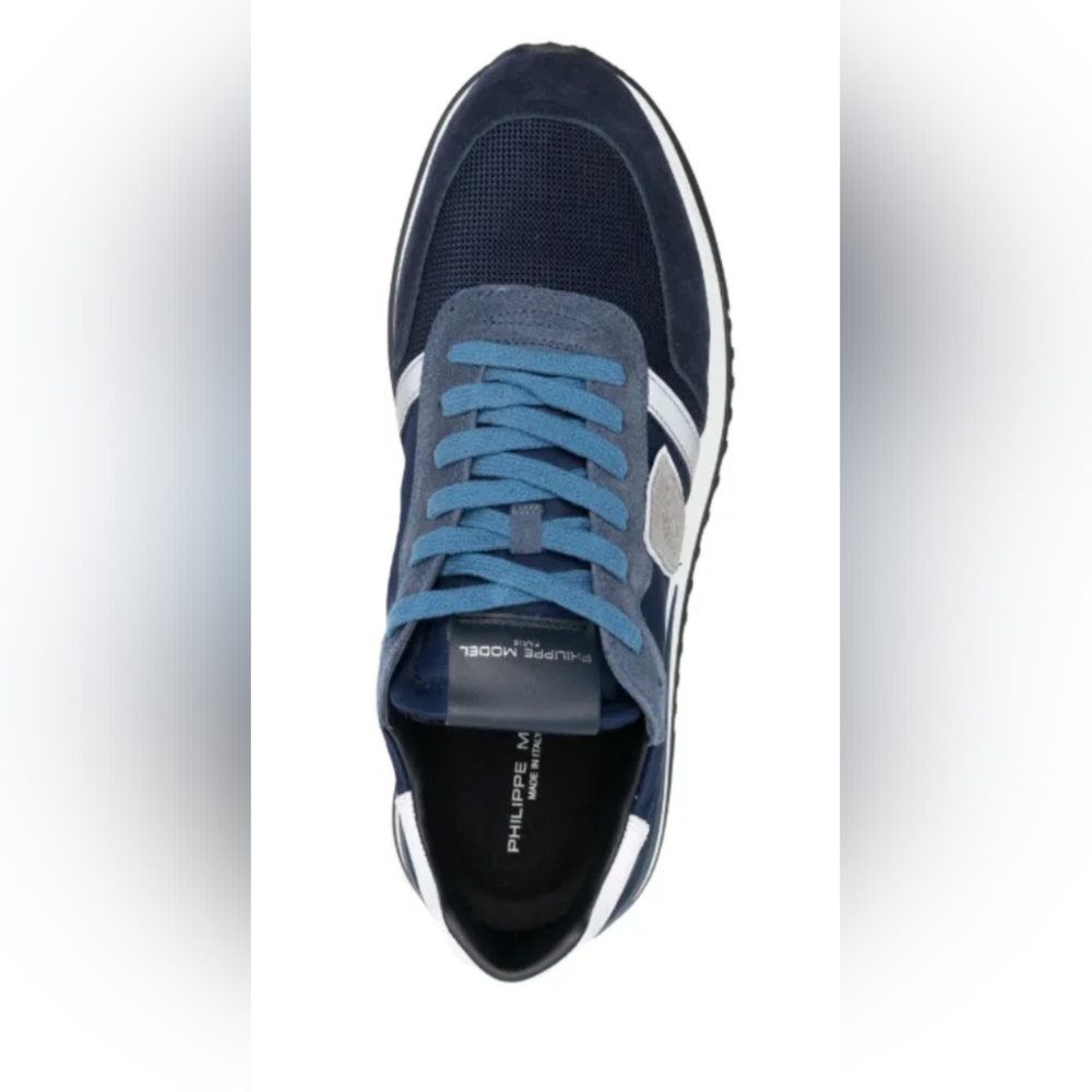 Philippe Model Navy and Light Blue Sneakers